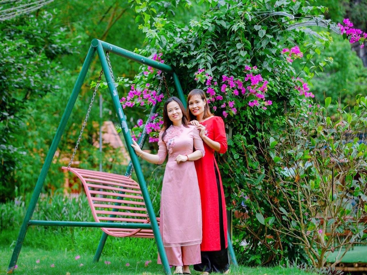 Quoc Khanh Bamboo Homestay Нин Бин Екстериор снимка