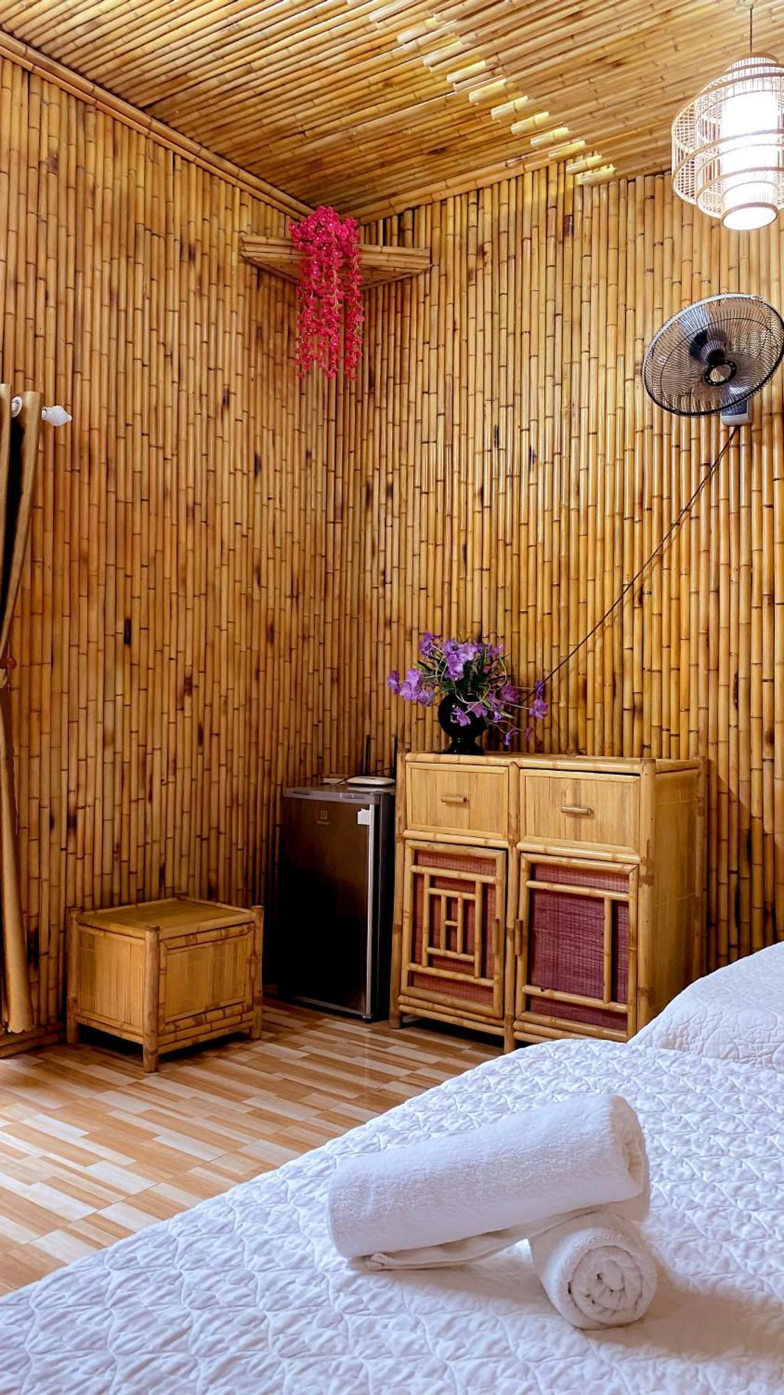Quoc Khanh Bamboo Homestay Нин Бин Екстериор снимка