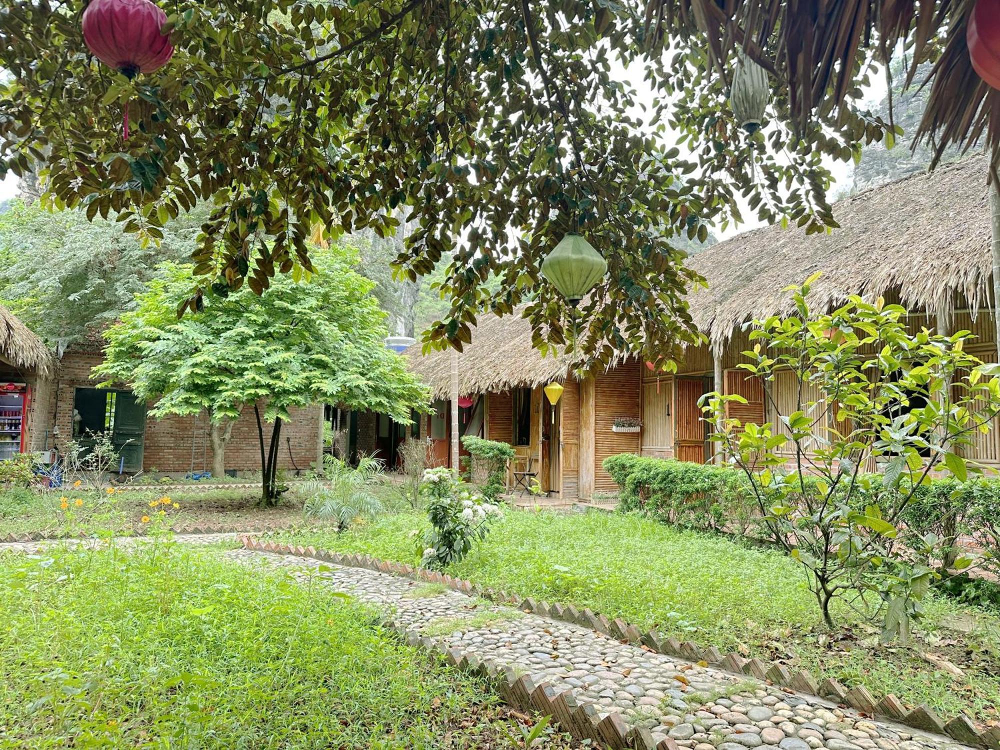 Quoc Khanh Bamboo Homestay Нин Бин Екстериор снимка